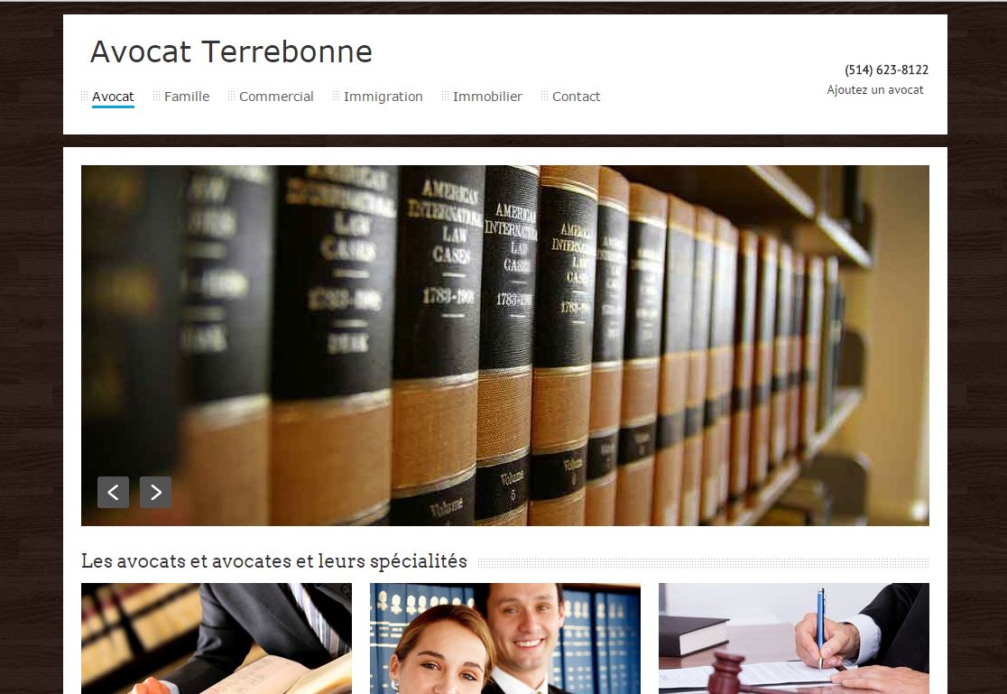 Avocat à Terrebonne : répertoire des avocats de Terrebonne